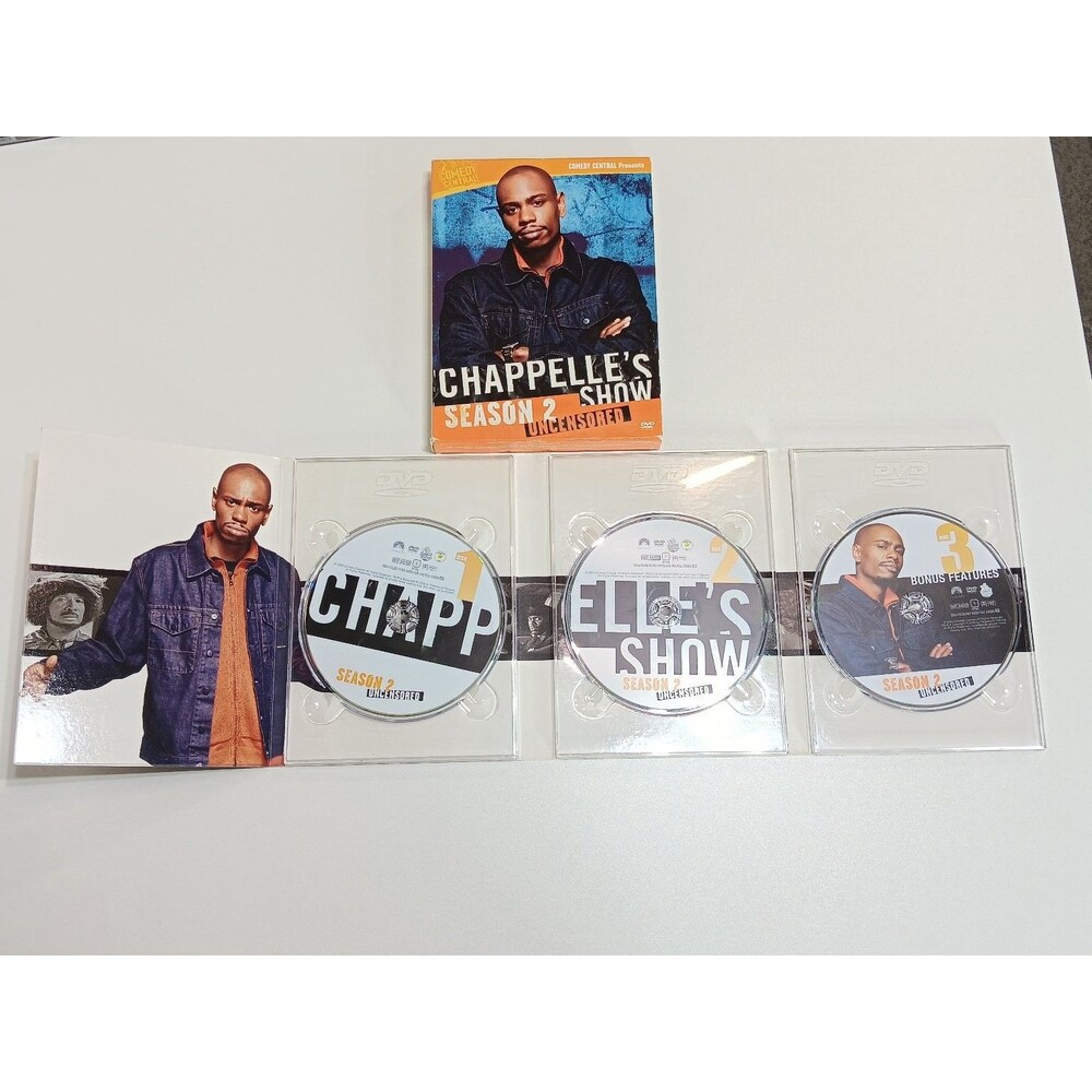 Chappelle's Show Season 2 Uncensored DVD 2004 Dave Chappelle Comedy Central